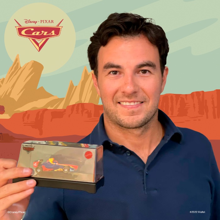 Mattel, Disney y Pixar realizan homenaje Sergio ‘Checo’ Pérez