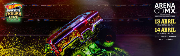 Hot Wheels Monster Trucks Live Glow Party