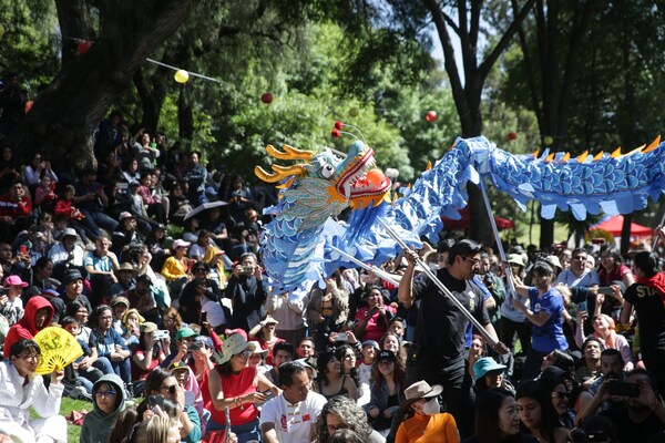 Danza del Dragón en el Barrio Chino CDMX