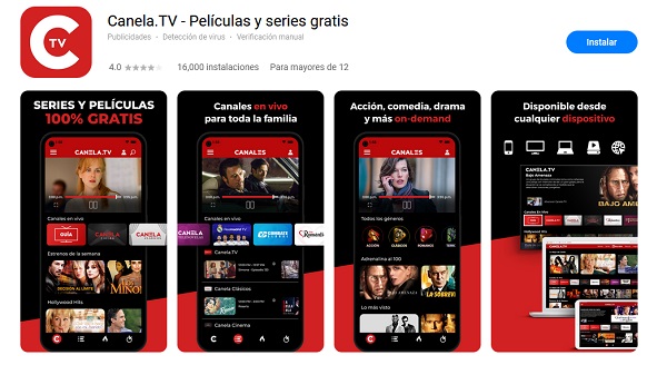 Canela.TV hace su debut en AppGallery telefónica