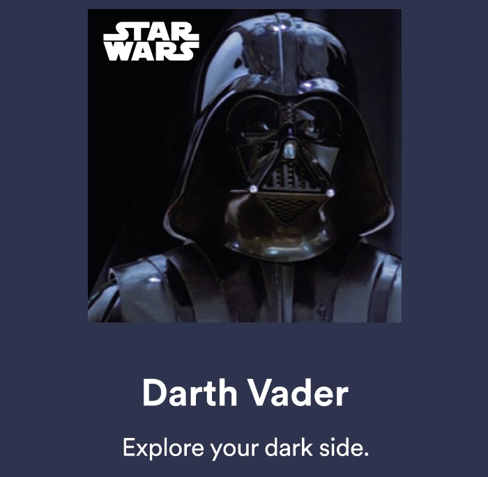 Spotify habilita una función para los fanáticos de Star Wars