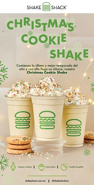 Llega el sabor navideño de Christmas Cookie Shake 