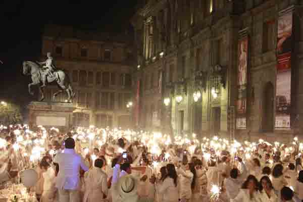 Diner in blanc