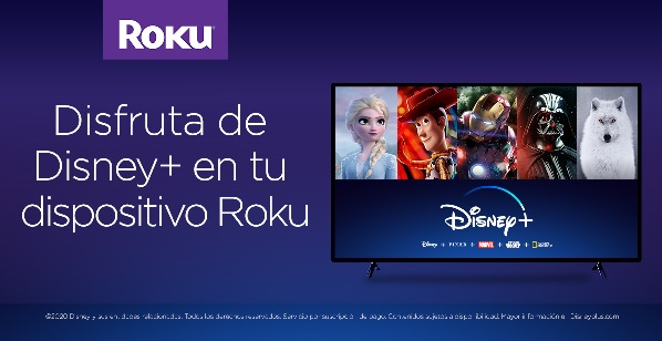 DISNEY+ llega a la plataforma Roku en Latinoamérica