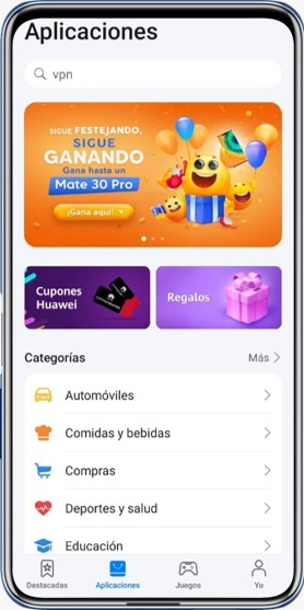 Nueva versión de AppGallery, la tienda de aplicaciones de Huawei