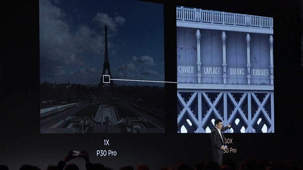 Huawei P30 Pro fotografia a la torre eiffel