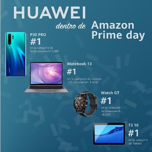 Huawei arrasa en Prime Day 2019