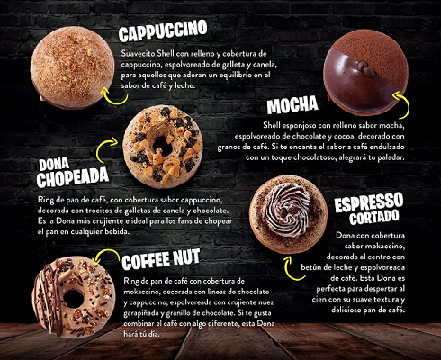 Krispy Kreme celebra el día del café con  Donas Coffee Doughnuts 