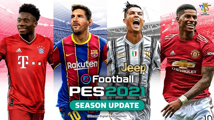 Konami presenta portada oficial de eFootball PES 21