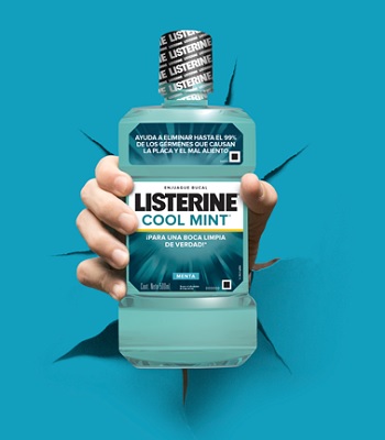 Listerine lanza su nuevo envase con resina plástica reciclada