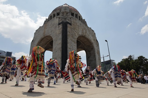 Foto de la activación en el Monumento a la Revolución