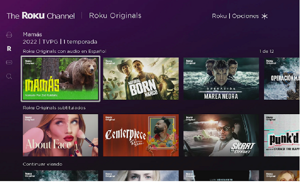 Roku lanza en México The Roku Channel