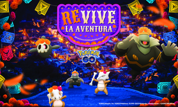 Imagen oficial de la celebración del Día de Muertos de Pokemon Go