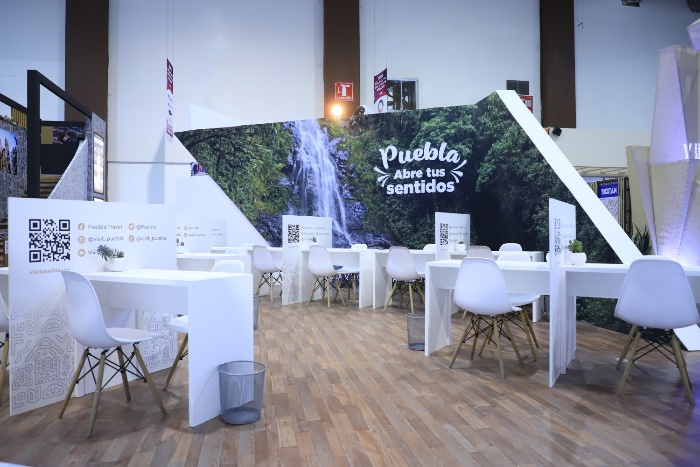 Puebla expone sus atractivos y gastronomía en el Tianguis Turístico 2022