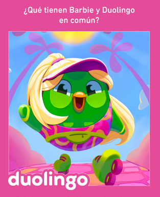 Duolingo y Barbie