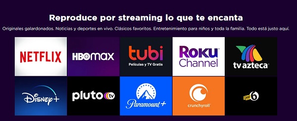   Más innovaciones y opciones e Roku Adversing