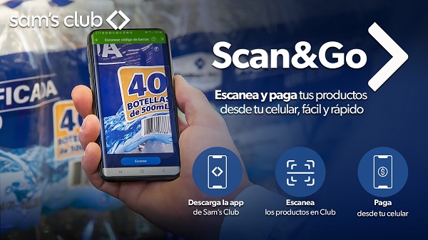 Sam’s Club presenta la experiencia de compra Scan & Go