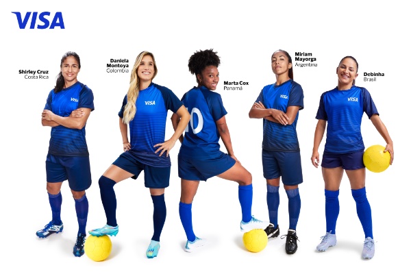 Team Visa, iniciativa para apoyar a atletas en la Copa Mundial Femenina de la FIFA