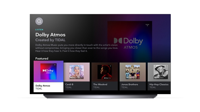 Tidal, plataforma de streaming de audio, llega a televisores LG 