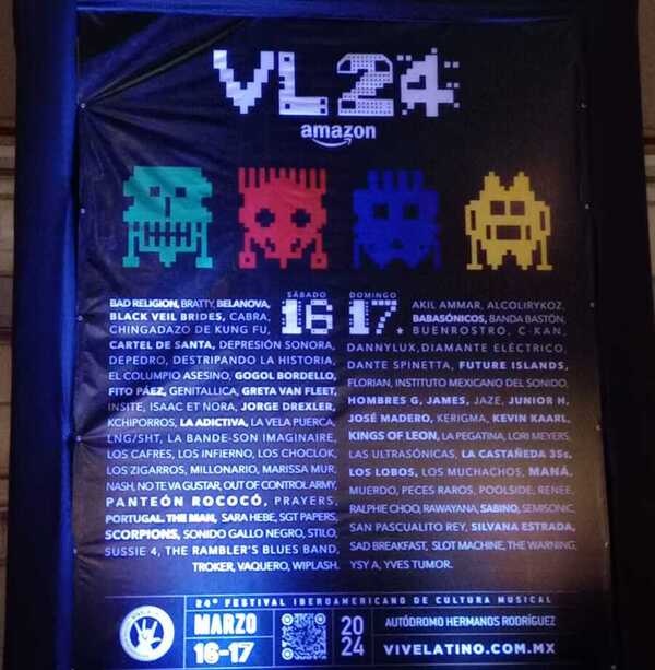 Cartel de Vive Latino 2024