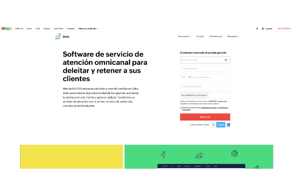 Zoho Desk recibe actualizaciones e integrará los servicios de mensajería más improtantes 