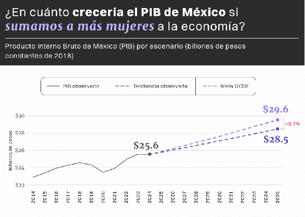 La Brecha de Género en el PIB de México: Desafíos y Oportunidades