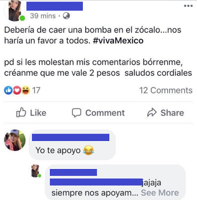 comentarios hechos por la empleada de Interjet