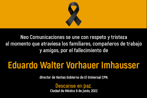 Neo acompaña a los familiares de Eduardo Walter Vorhauer