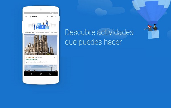 Google facilitará la planeación de tu próximo viaje