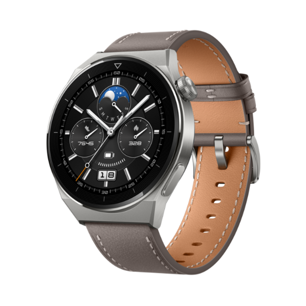 Foto en primer plano del Huawei Watch GT 3 Pro