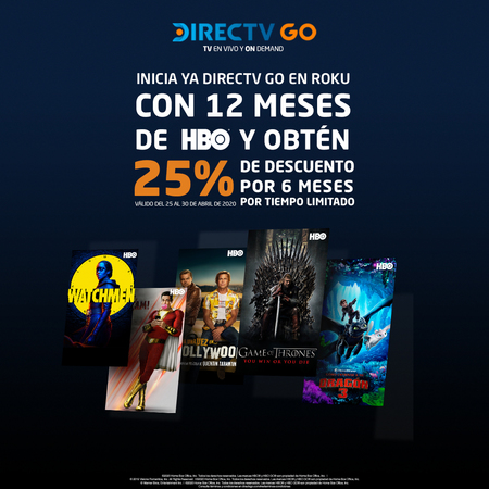 DIRECTV GO en Roku