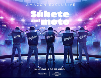 ‘Subete a mi moto’ la serie, por Amazon Prime Video