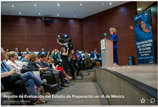 UNESCO presenta Reporte de Evaluación del Estadio de Preparación de Inteligencia Artificial de México