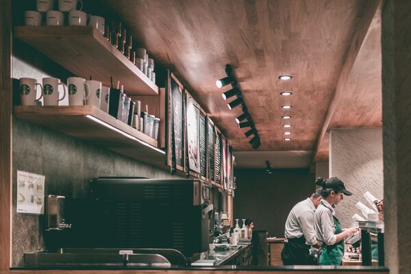 Foto de una cafetería de Stabucks