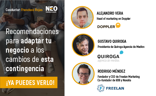 Webinar gratuito: Recomendaciones para adaptar tu negocio a los cambios de esta contingencia.