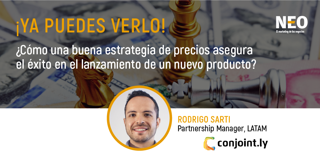 Webinar: ¿Cómo una buena estrategia de precios asegura el éxito en el lanzamiento de un nuevo producto?