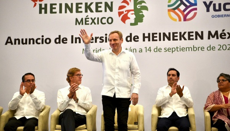 Invierte HEINEKEN en nueva cervecería clase mundial en Yucatán