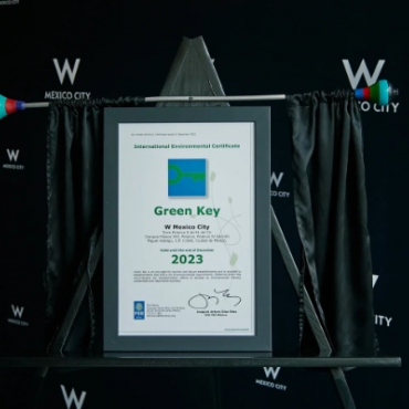 Otorgan certificación ‘Green Key’ a W MEXICO CITY