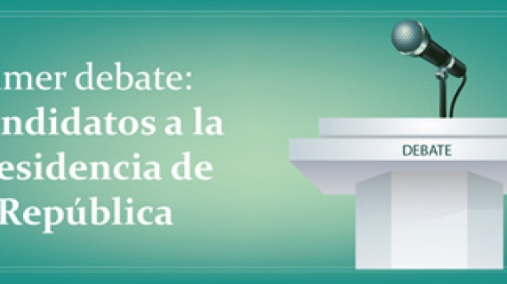 ¿Qué se opinó del primer debate de los candidatos presidenciales?