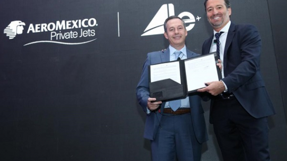 Aeroméxico estrena servicio de aviones privados