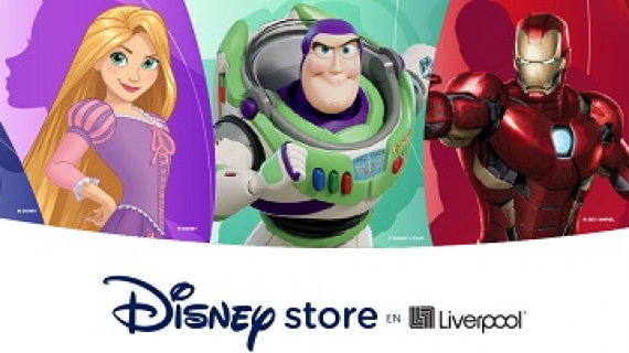 Liverpool presenta a la nueva Disney store “shop in shop”