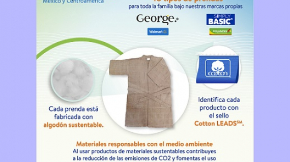 Walmart de México y Centroamérica suma a su oferta, prendas de bajo impacto ambiental    
