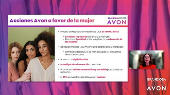 Grandiosa Mujer Avon, plataforma digital que apoya a las mujeres