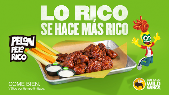 Buffalo Wild Wings reinventa platillos con salsa Pelón Pelo Rico