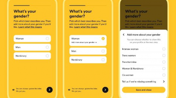 Bumble mejora la experiencia para las personas no binarias