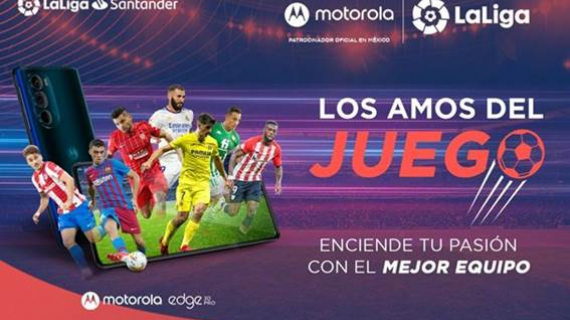 Motorola, nuevo patrocinador oficial de LaLiga en México