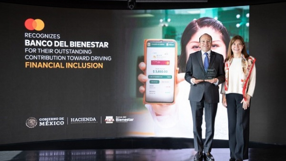 Banco del Bienestar recibe reconocimiento por su contribución a la Inclusión Financiera