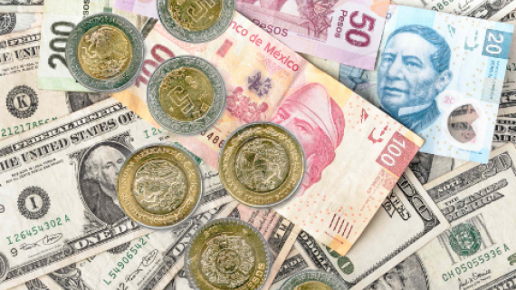 El peso mexicano la mejor moneda en los últimos 12 meses