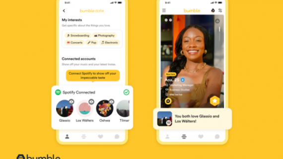 Bumble presenta “Mejores Artistas” una nueva integración de Spotify 