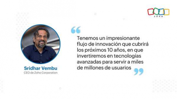 Zoho supera 100 millones de usuarios en sus aplicaciones